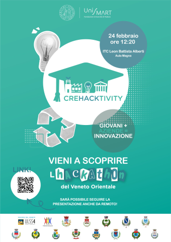  Lancio 3^ edizione Crehacktivity - l'hackathon del Veneto Orientale