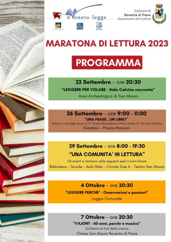 Maratona Veneto Legge 2023 - Programma