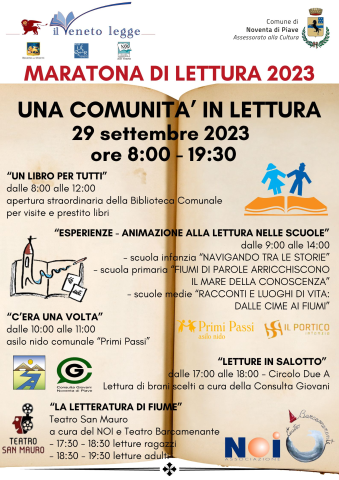 Maratona di Lettura 2023 - Una Comunità in Lettura