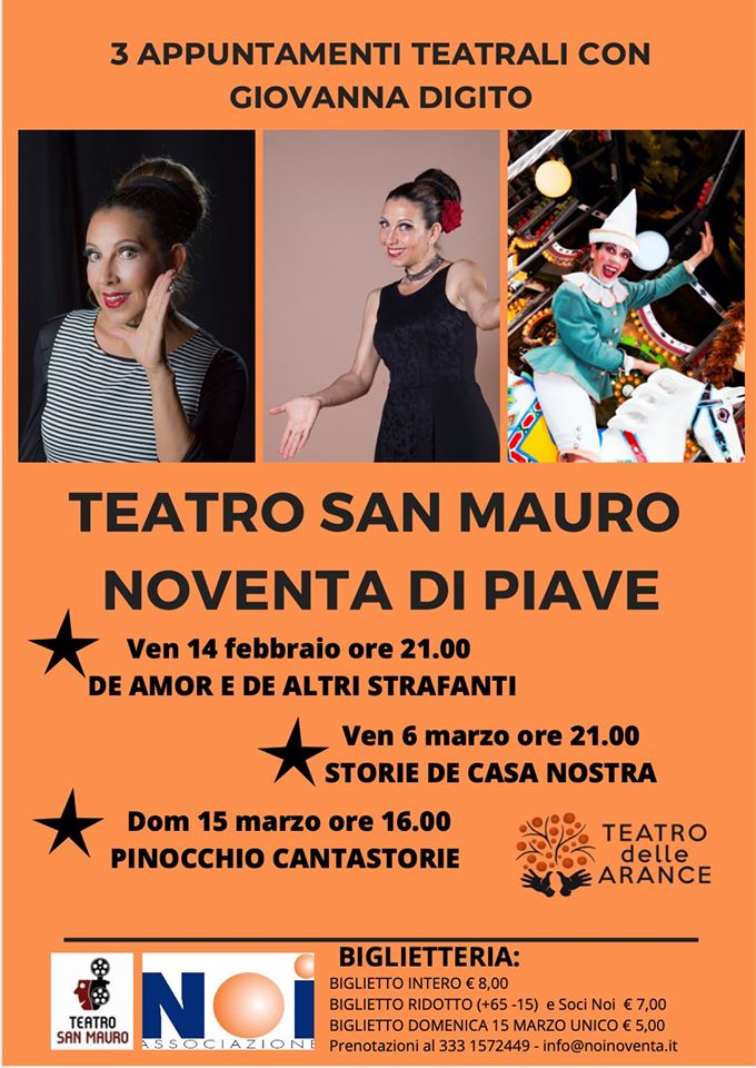 "De amor e de altri strafanti" con Giovanna Digito