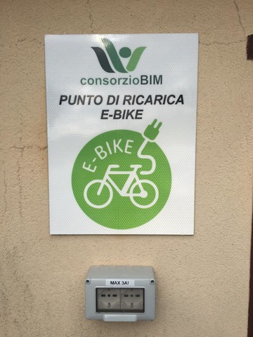 Ricarica per biciclette E-bike del basso Piave.